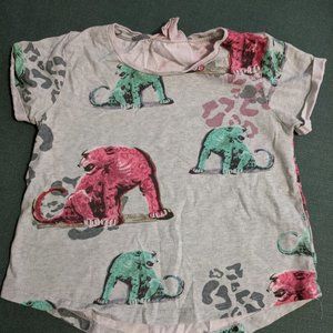 Paper Wings Leopard Tee SZ 5